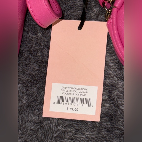 Juicy Couture Only You Pink Crossbody Bag & Coin Purse Set - Picture 15 of 16